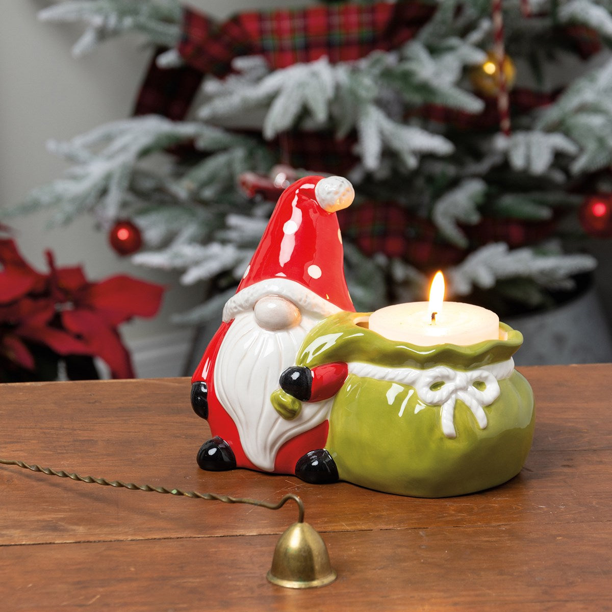 Santa Candle or Candy Holder