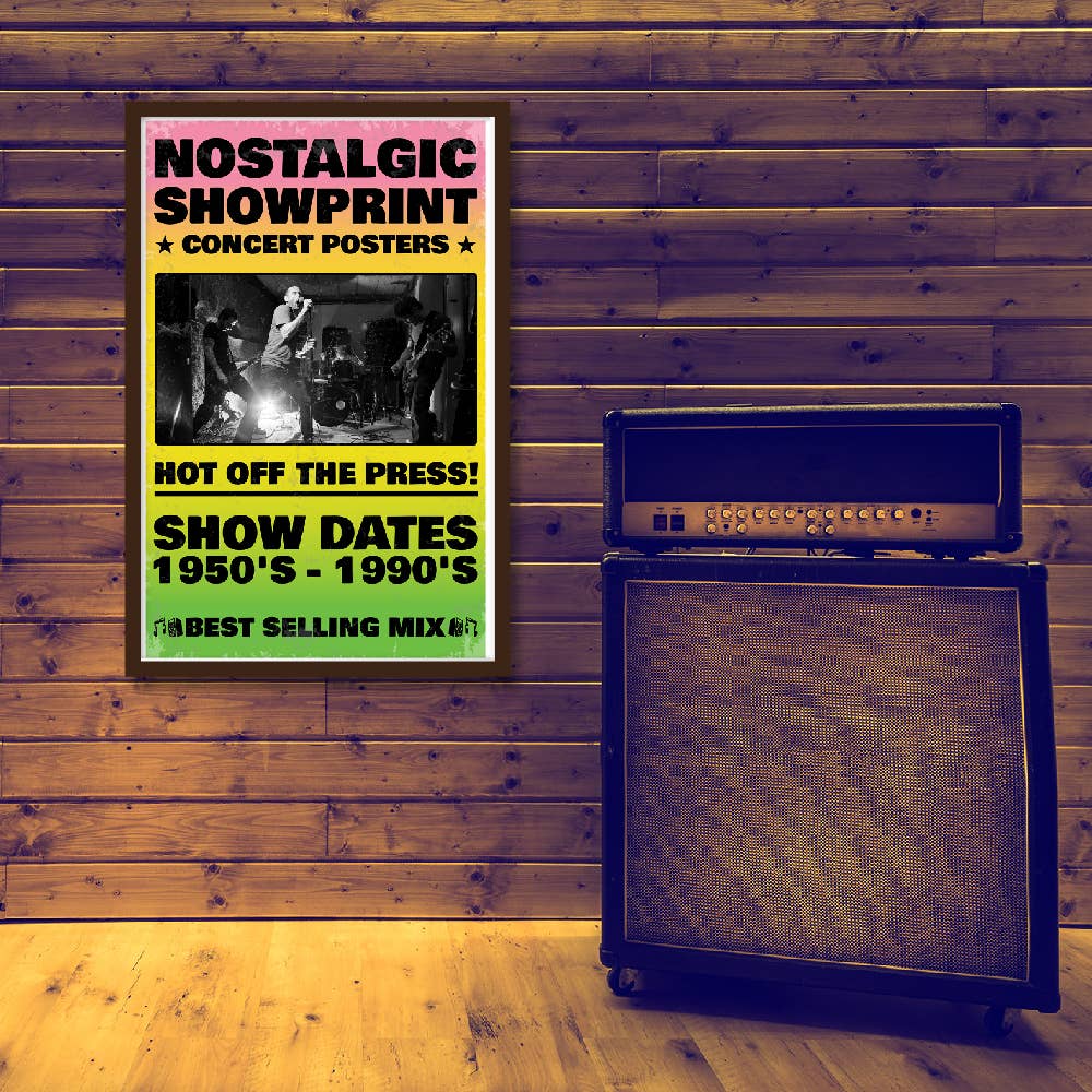 14 x 22 Showprint Music Concert Poster - Vintage MC