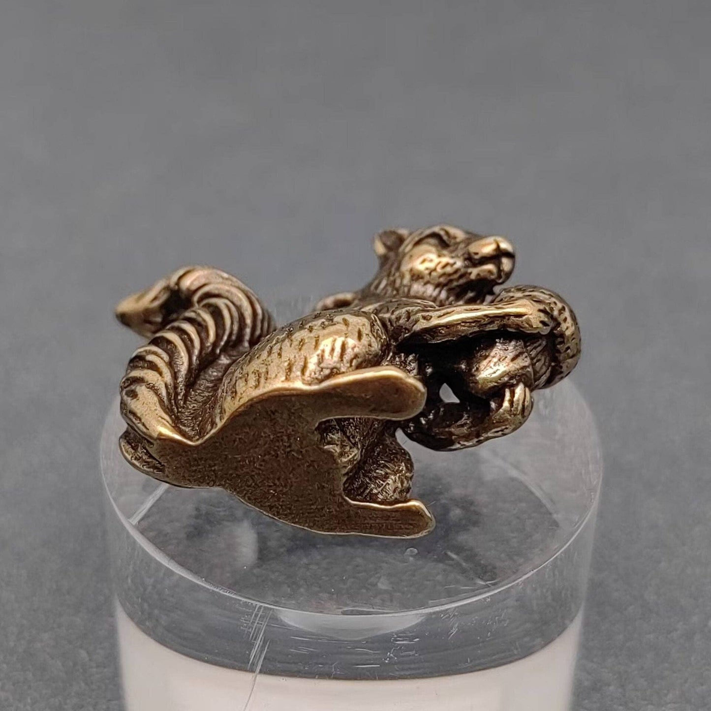 Brass Squirrel Desktop Ornaments Decoration