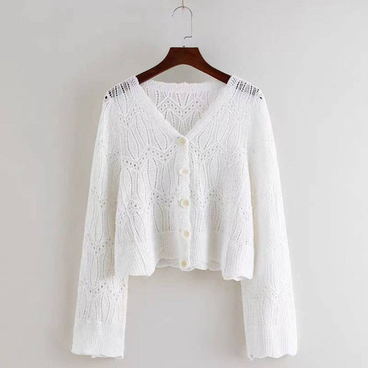 Crosa Long Sleeve Knit Cardigan