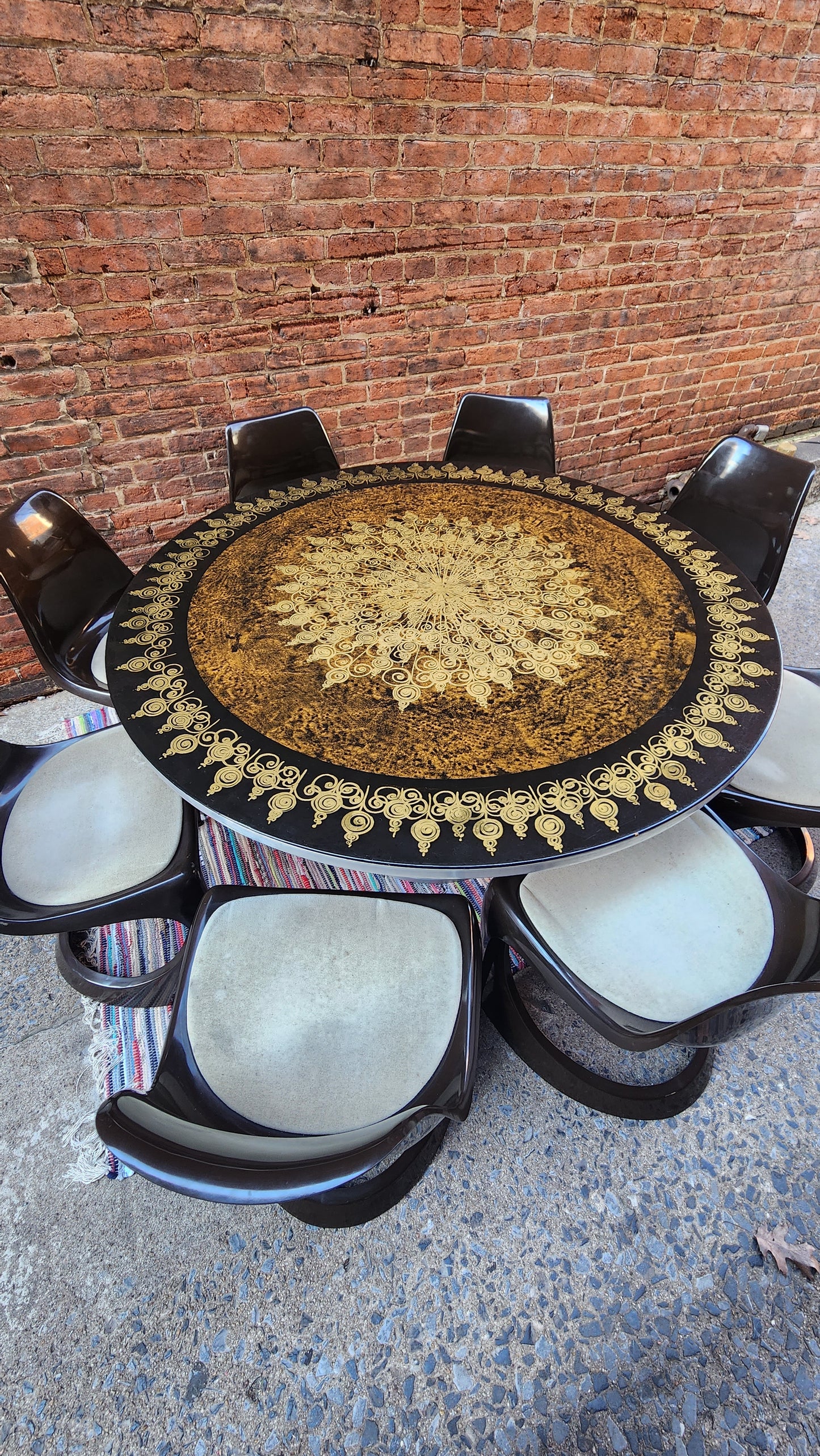 Poul Cadovius Table and 8 Chairs