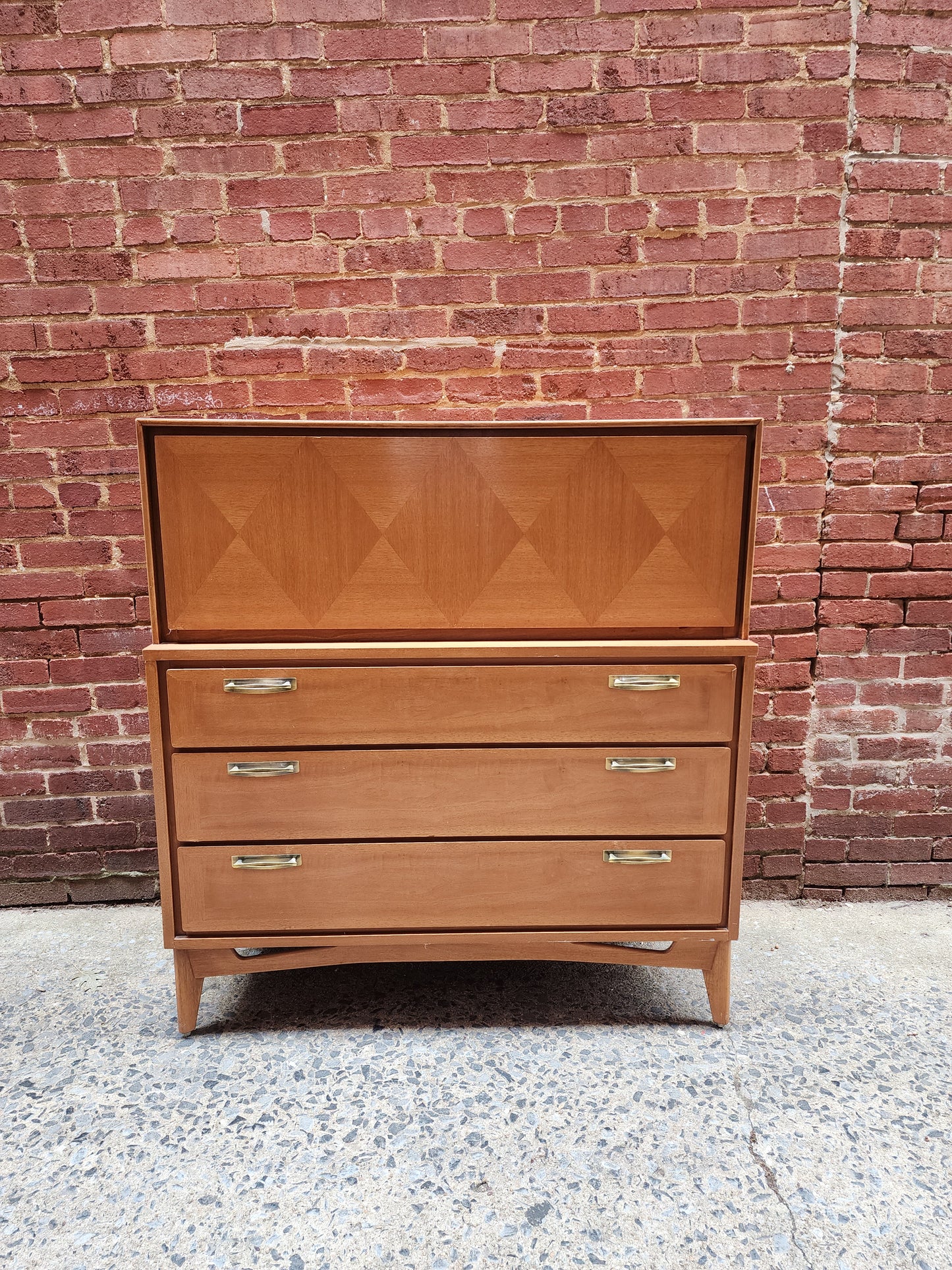 Red Lion Tall Chest
