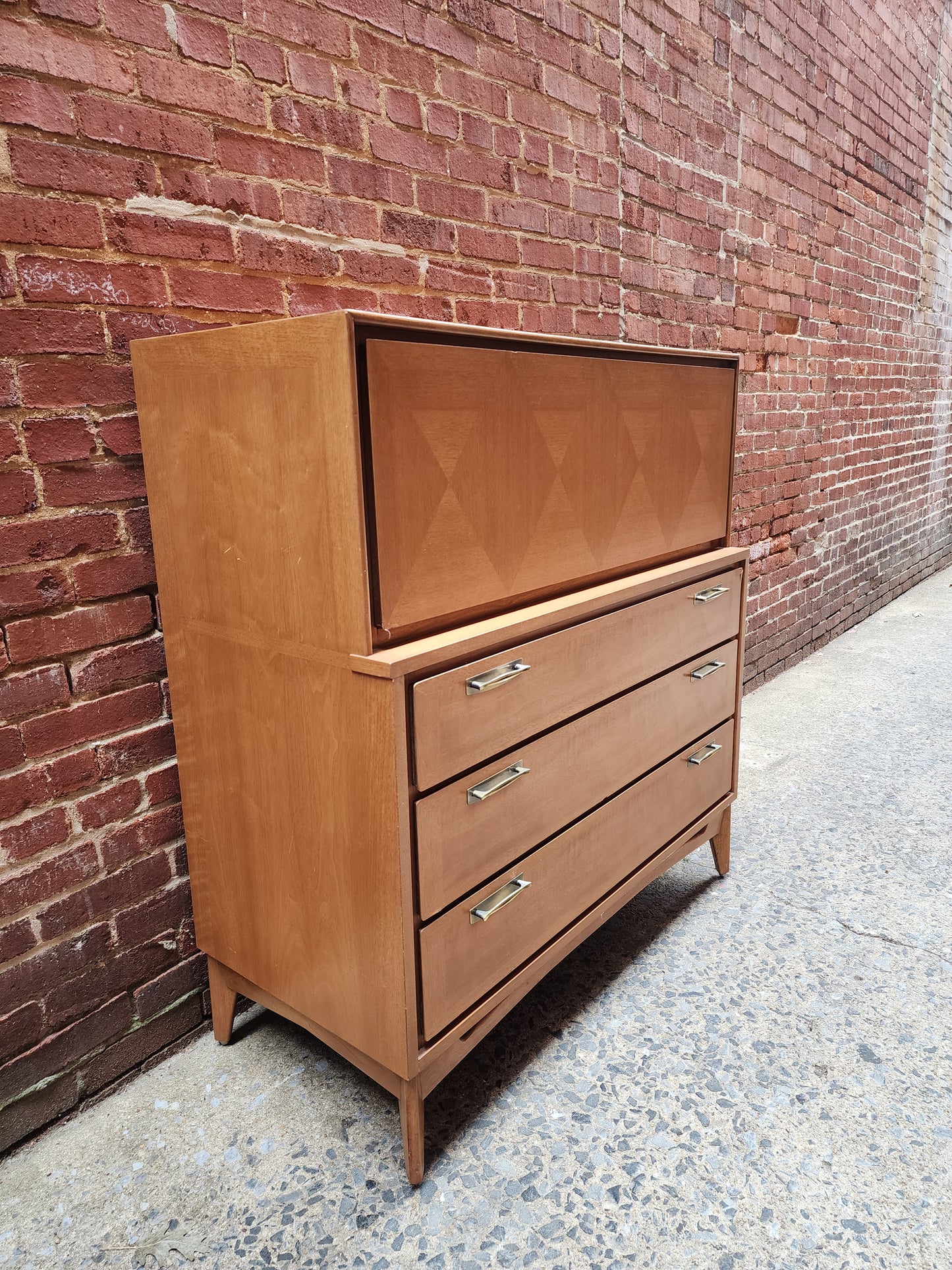 Red Lion Tall Chest