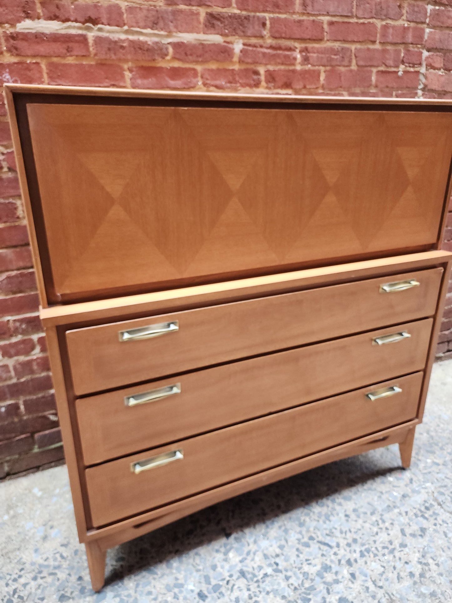 Red Lion Tall Chest