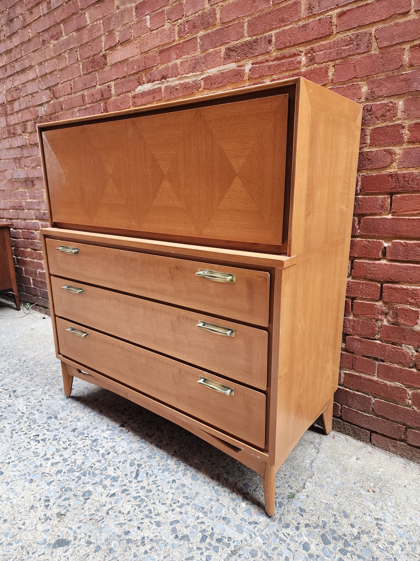 Red Lion Tall Chest