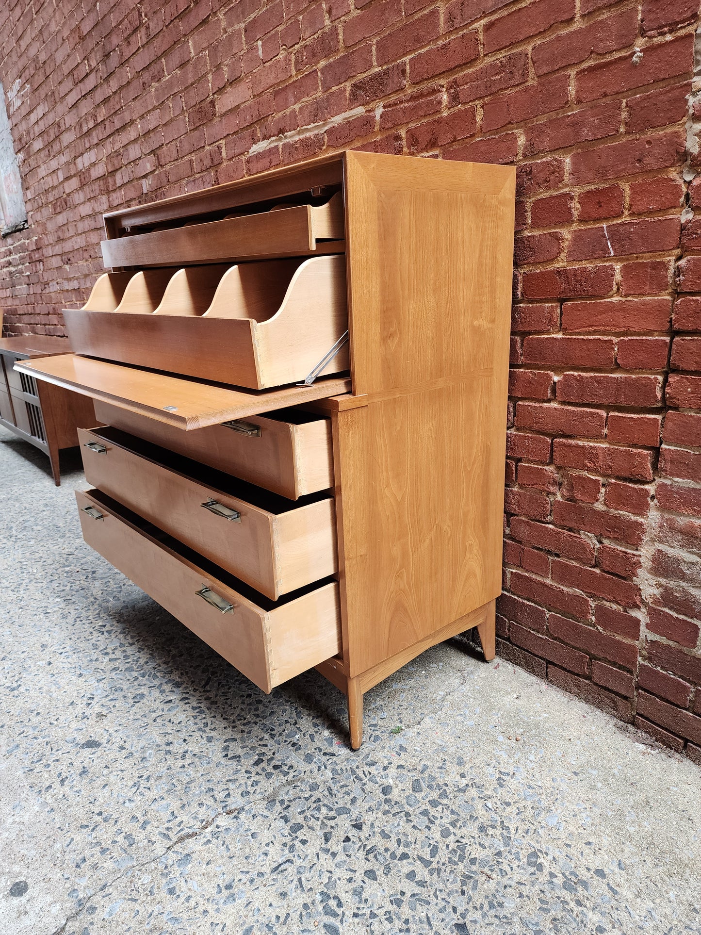 Red Lion Tall Chest