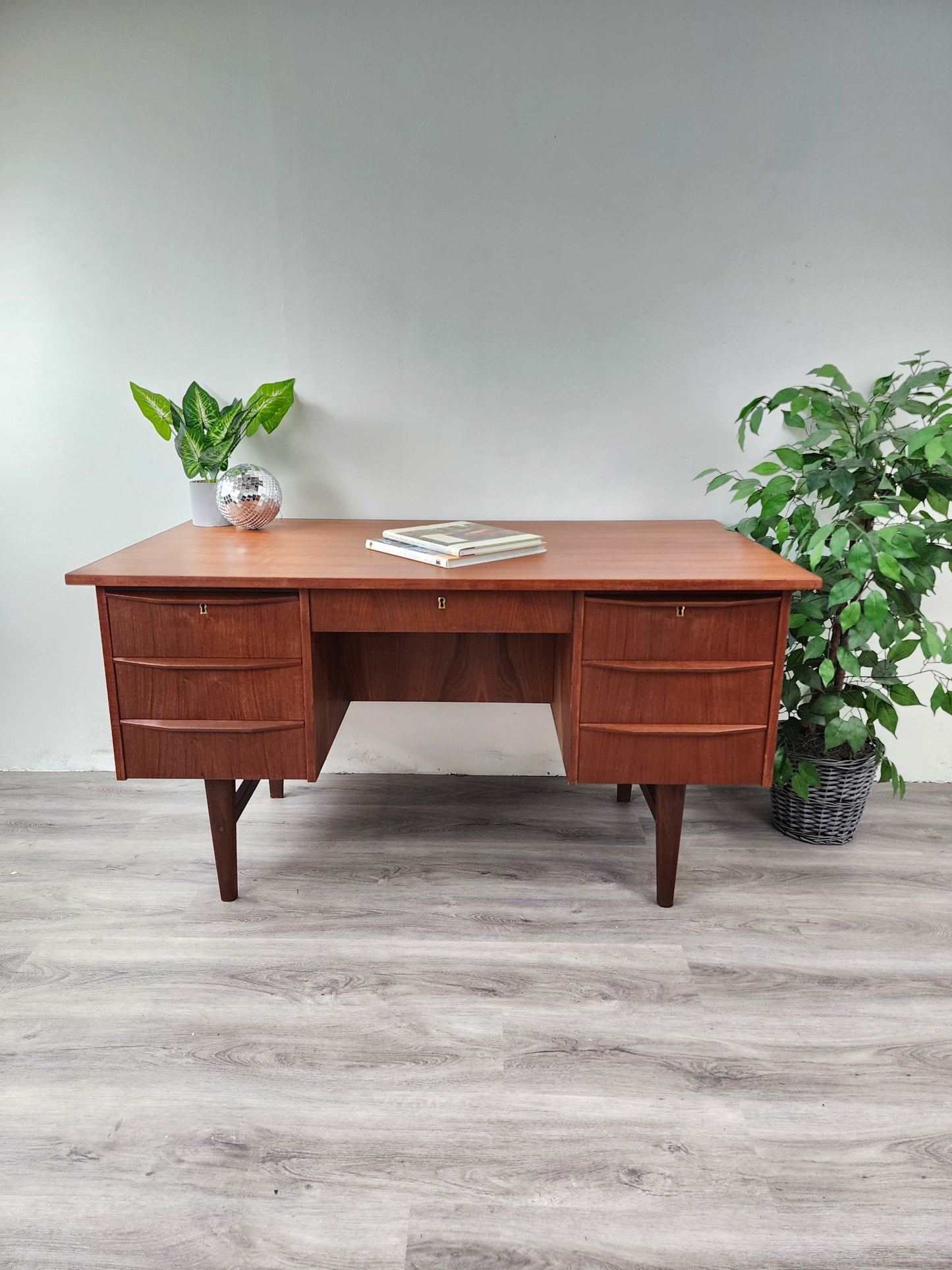 0723012 Danish Teak Desk