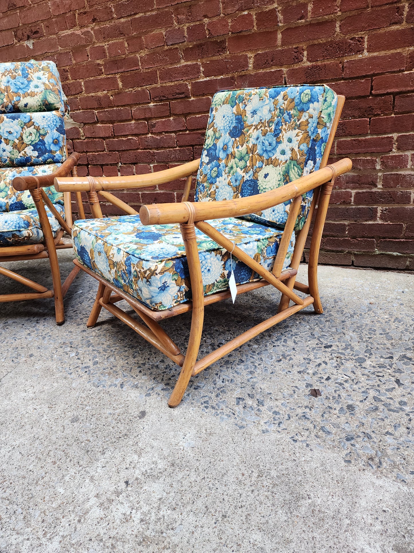Pair of Bamboo Chairs