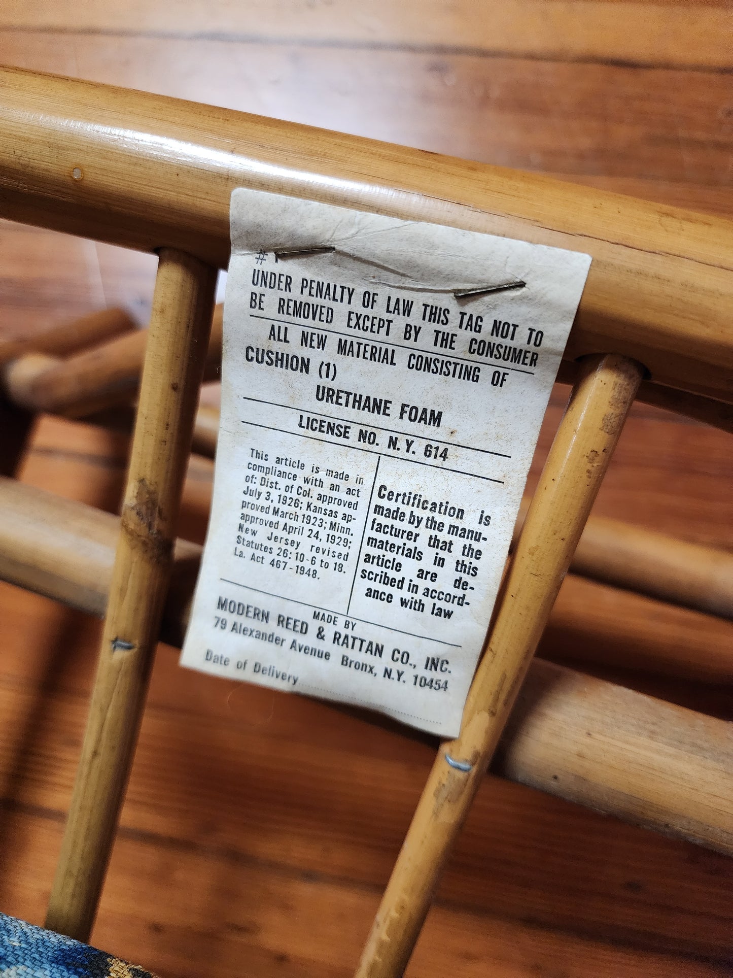 Pair of Bamboo Chairs
