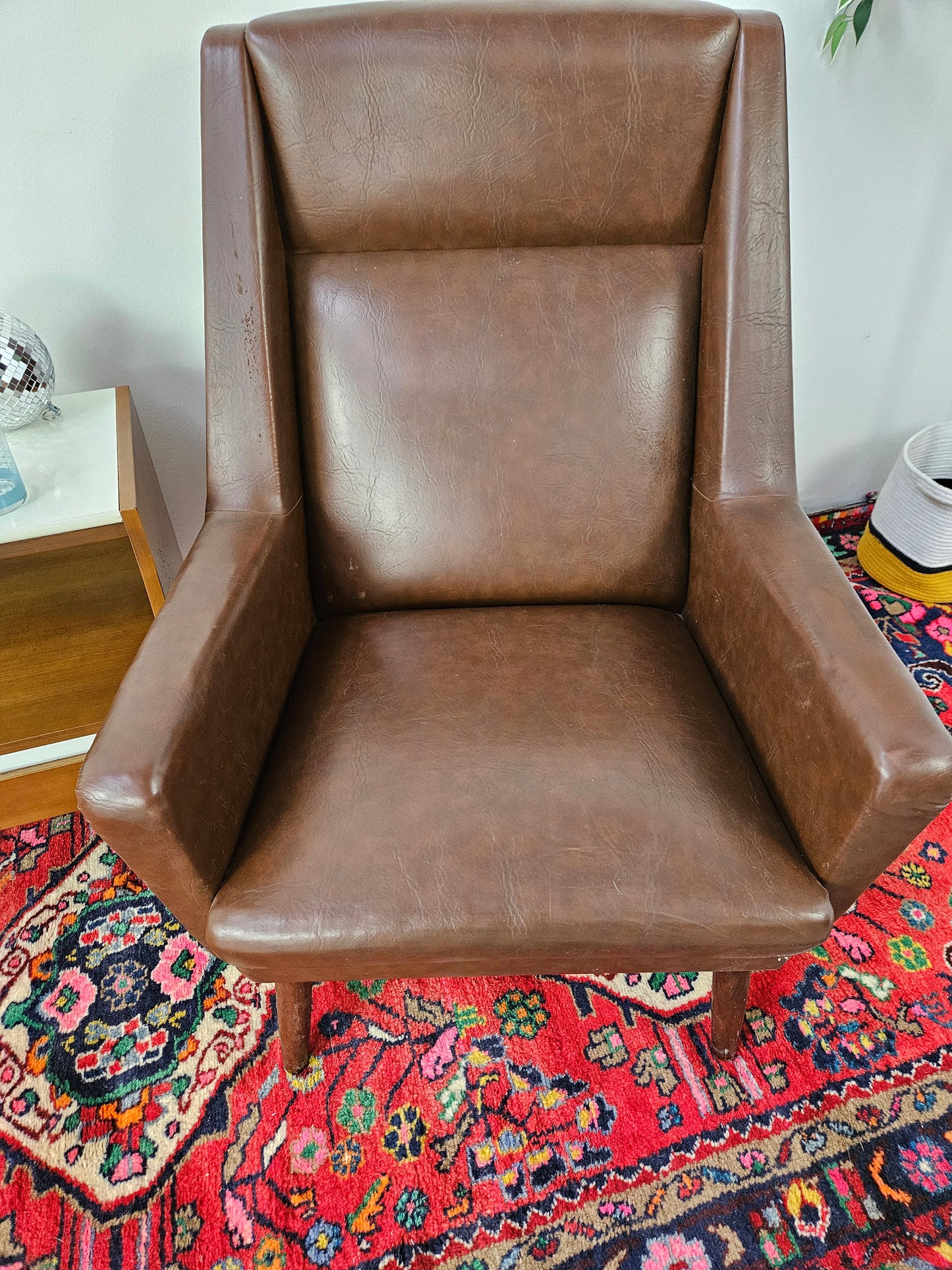 ST0323103 Danish Arm Chair in Brown