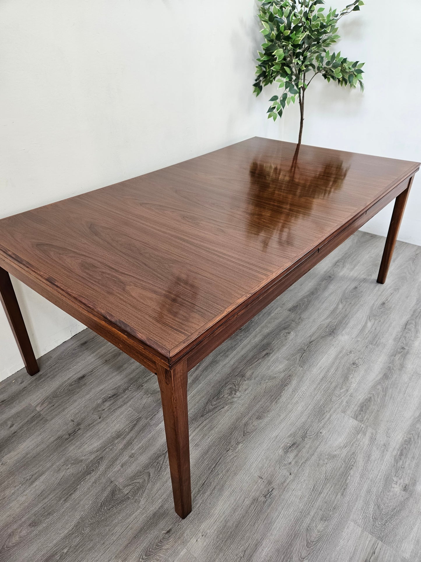 Danish Rosewood Dining Table by H. Sigh & Sons