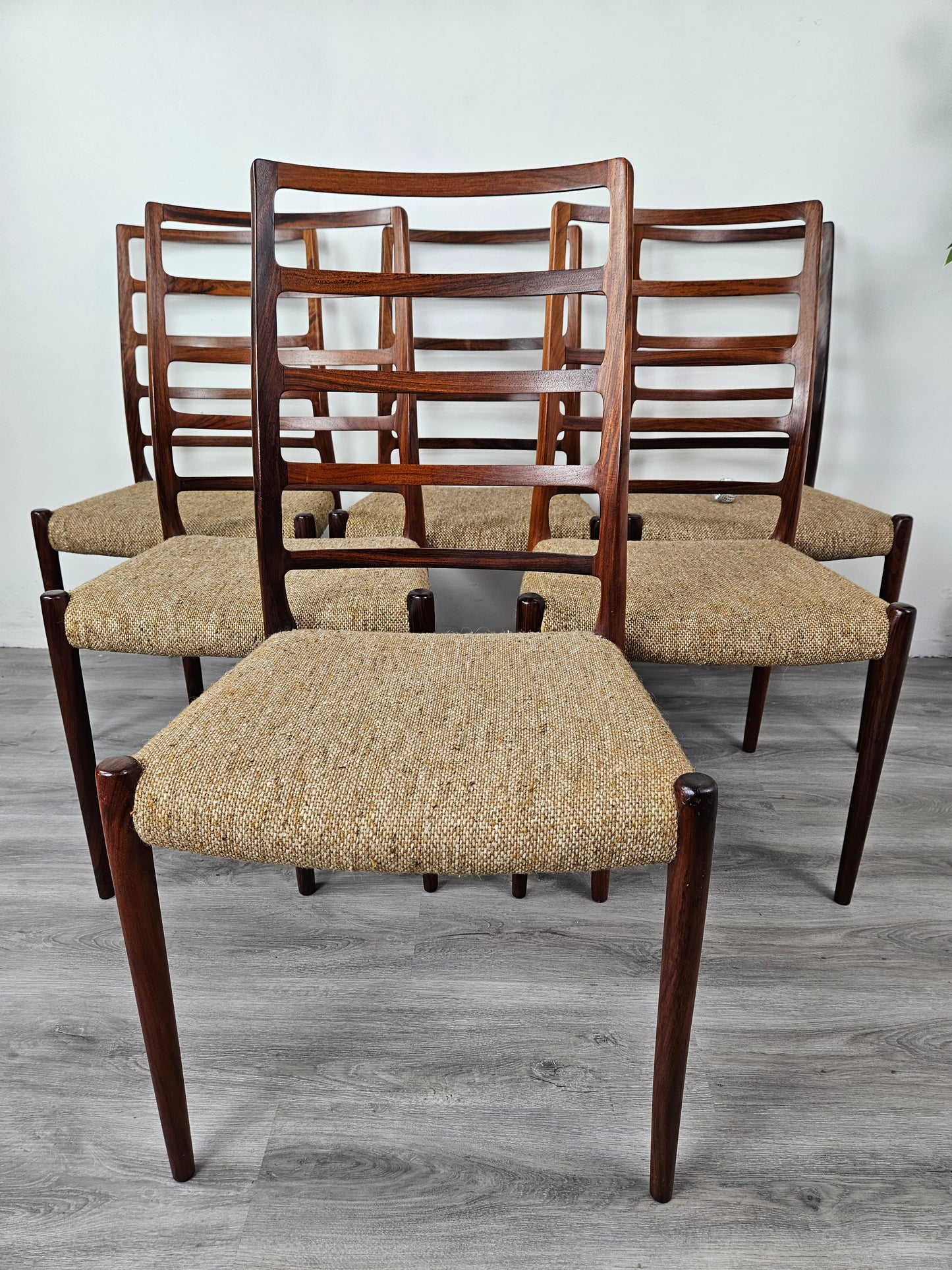Neils Moller Model 82 Dining Chairs Set of 6