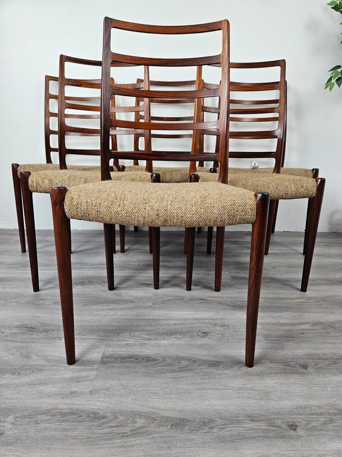 Neils Moller Model 82 Dining Chairs Set of 6
