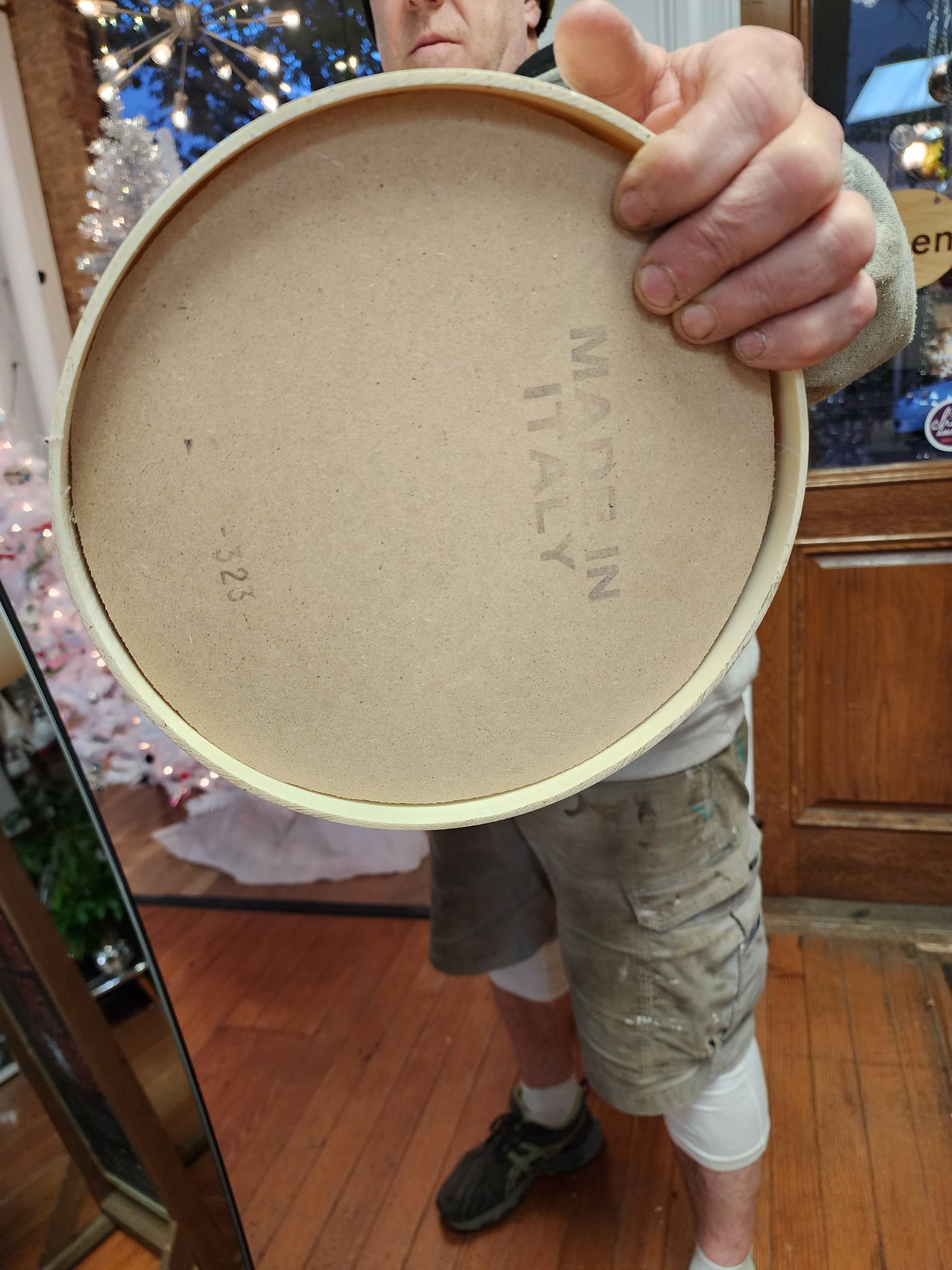 Vintage Italian Lipstick Mirror