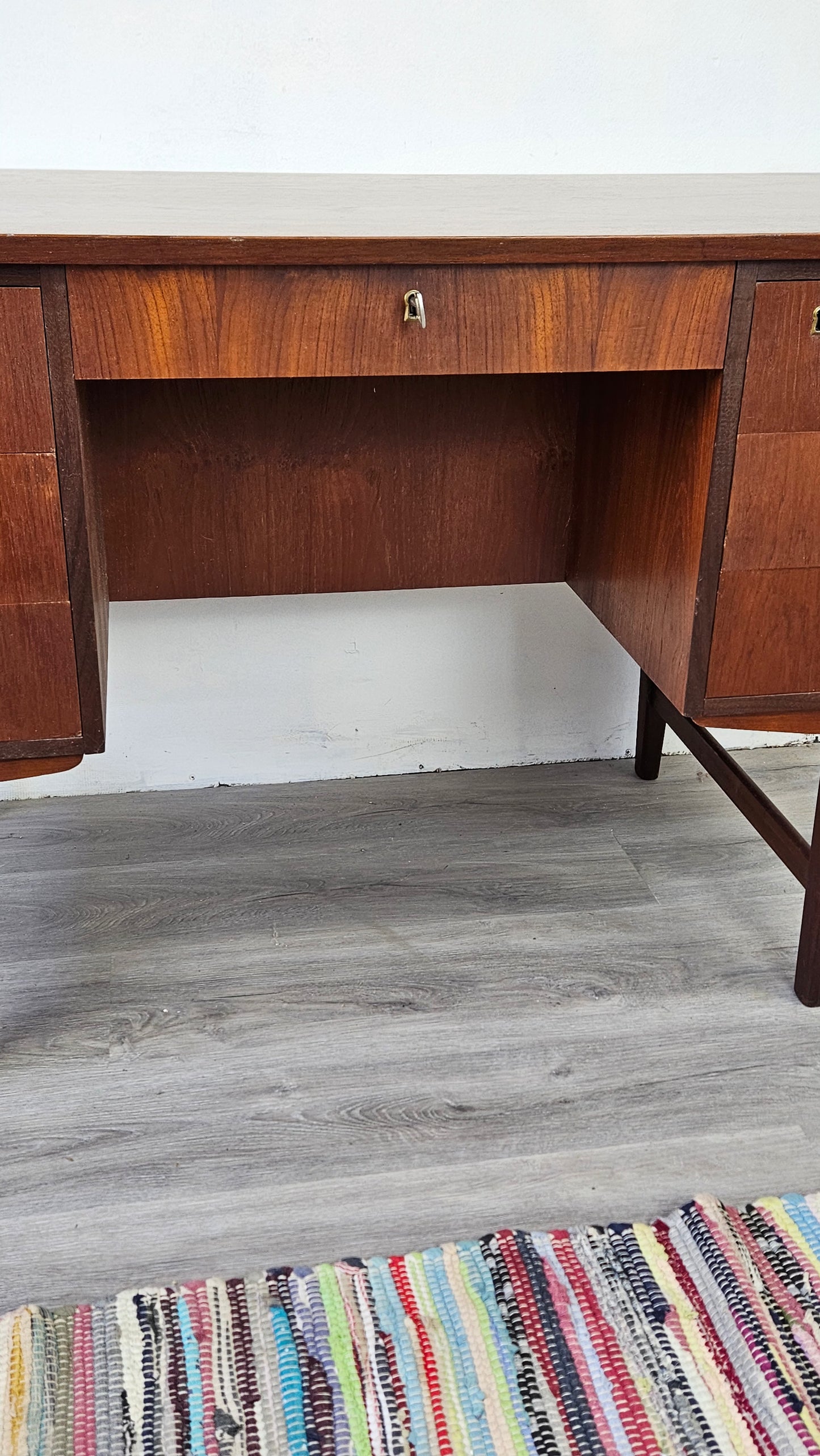 ST1224007 Vintage Danish Teak Desk