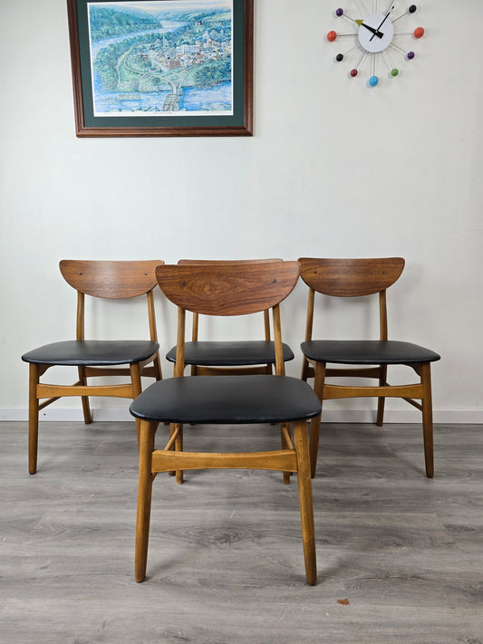 Set of 4 Danish Dining Chairs