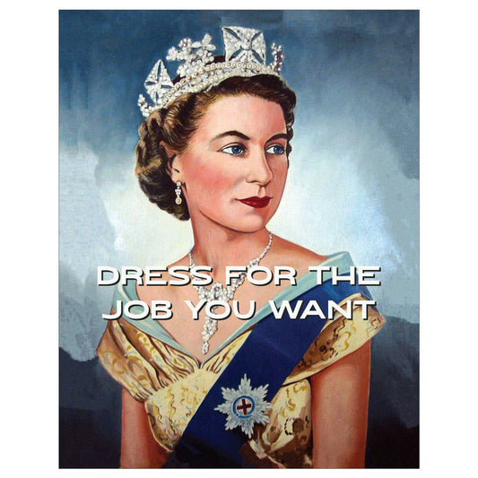 2.5'' x 3.5'' Dress for the Job You Want Magnet - Vintage MC