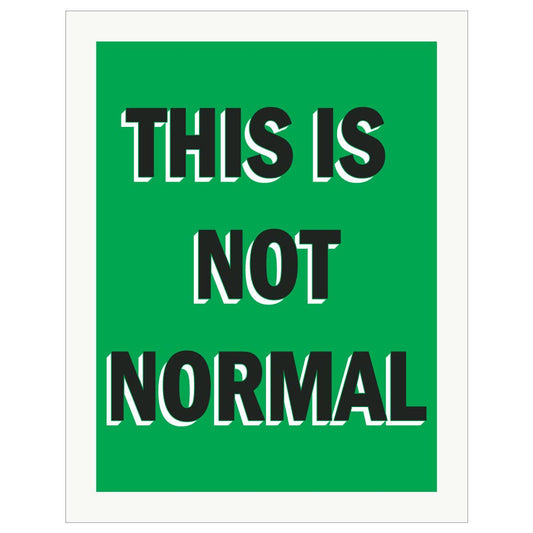 2.5'' x 3.5'' This Is Not Normal Magnet - Vintage MC