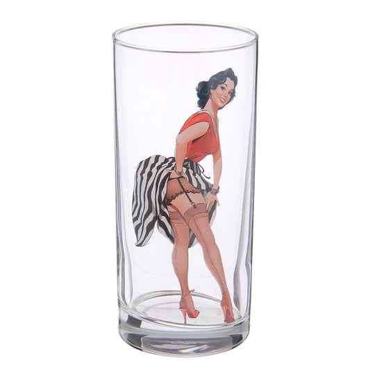 Pin-up Girls Drinking Glass