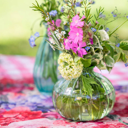 Green Glass Bud Vase - 8cm | Everyday Decor |