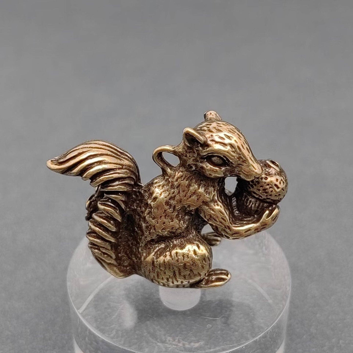 Brass Squirrel Desktop Ornaments Decoration