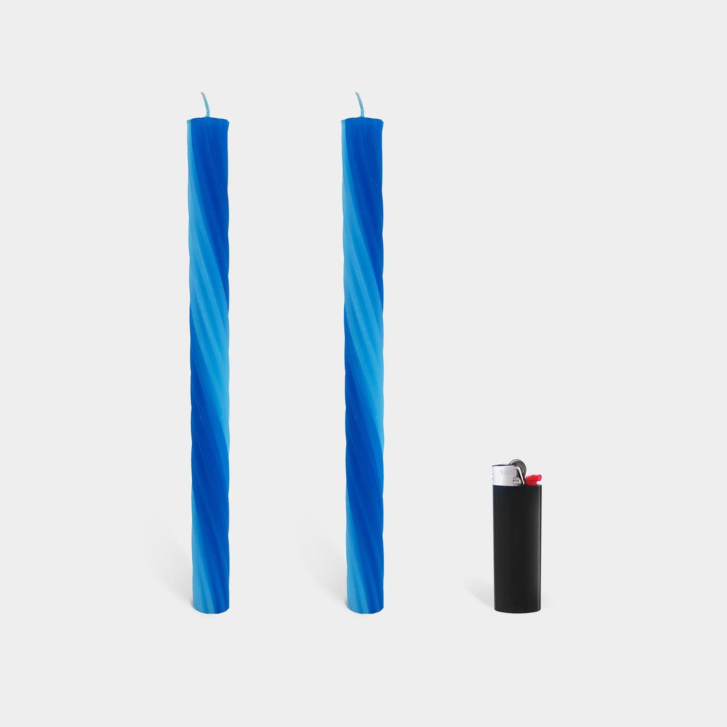 Rope Candle Sticks by Lex Pott - Blue (2 pack)