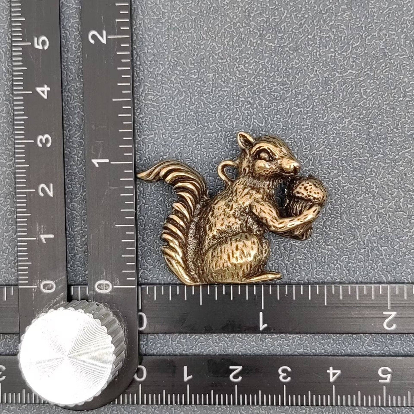 Brass Squirrel Desktop Ornaments Decoration