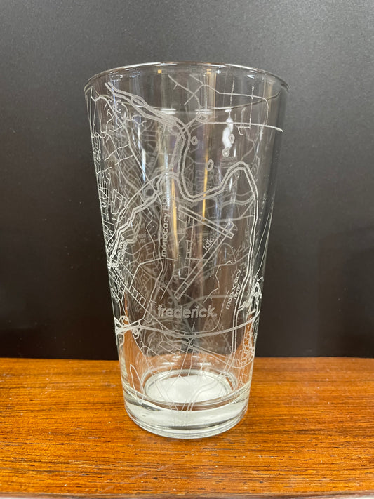 Frederick Maryland 16 oz Pint Glass