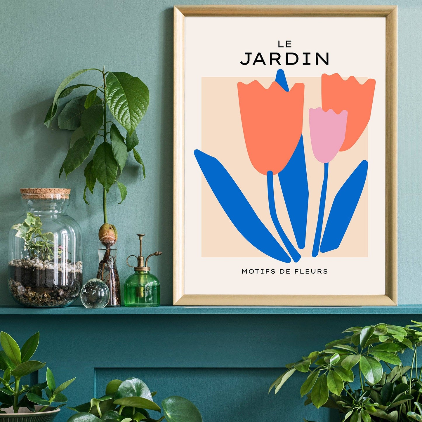 Le Jardin Floral Print