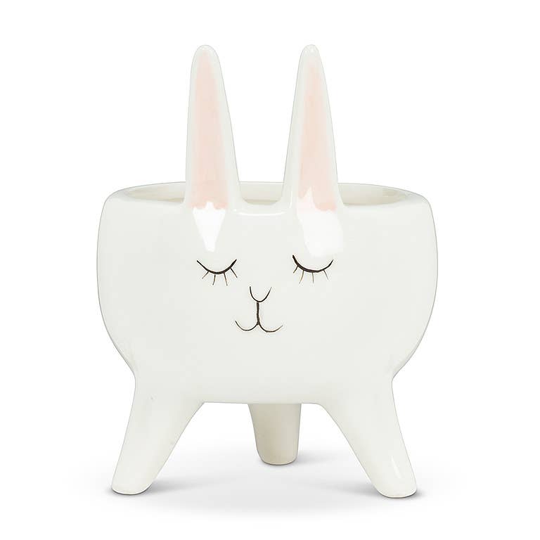 Sm Rabbit Planter-4.5"H