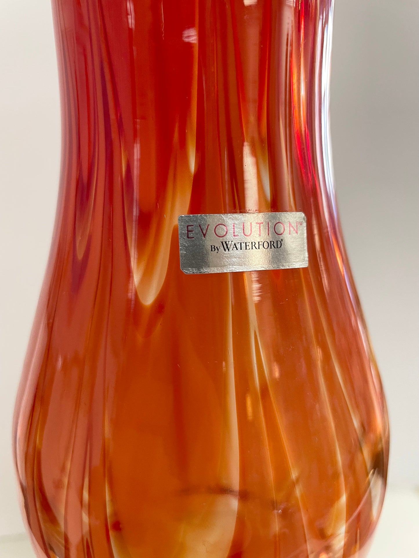 Waterford Evolution Art Glass Stem Vase