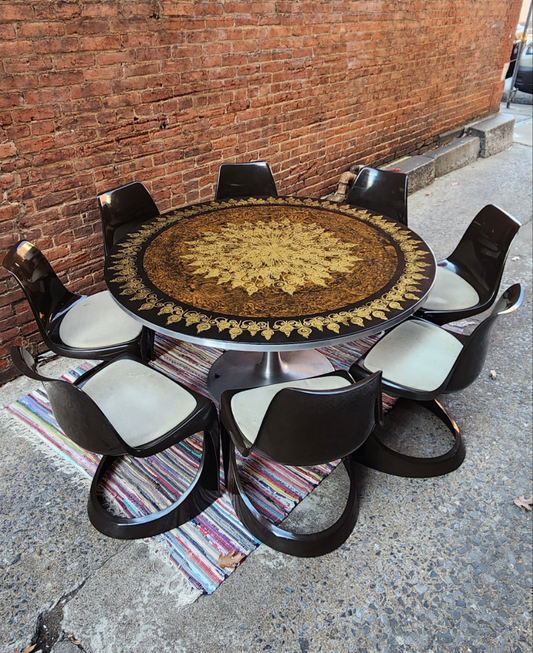 Poul Cadovius Table and 8 Chairs