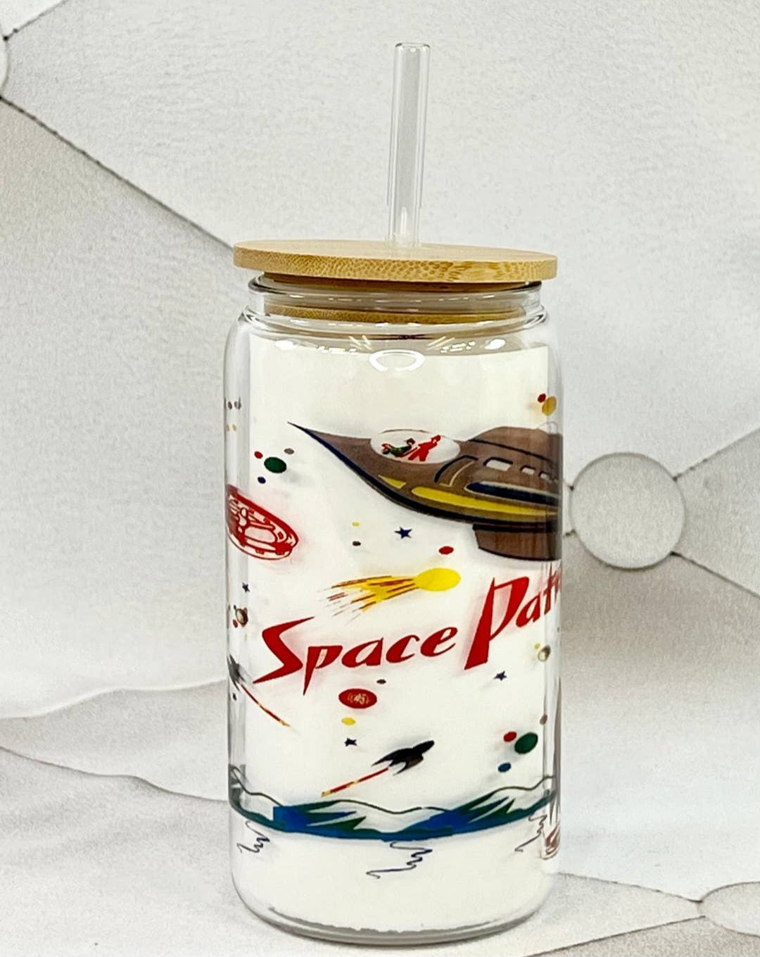 Retro Style Glasses with Lid