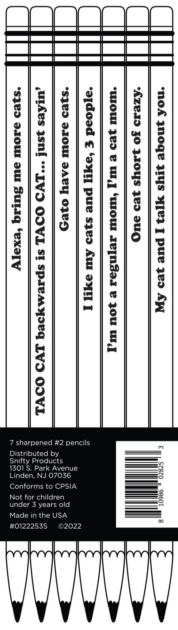 ALEXA, BRING ME MORE CATS PENCIL SET - Vintage MC