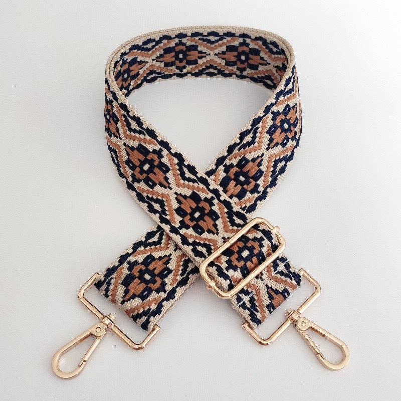 Baric - Ethnic Pattern Bag Strap Replacement - Vintage MC
