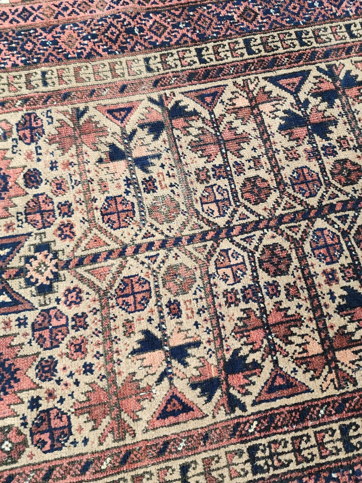 BB072309 Vintage Wool Rug - Vintage MC