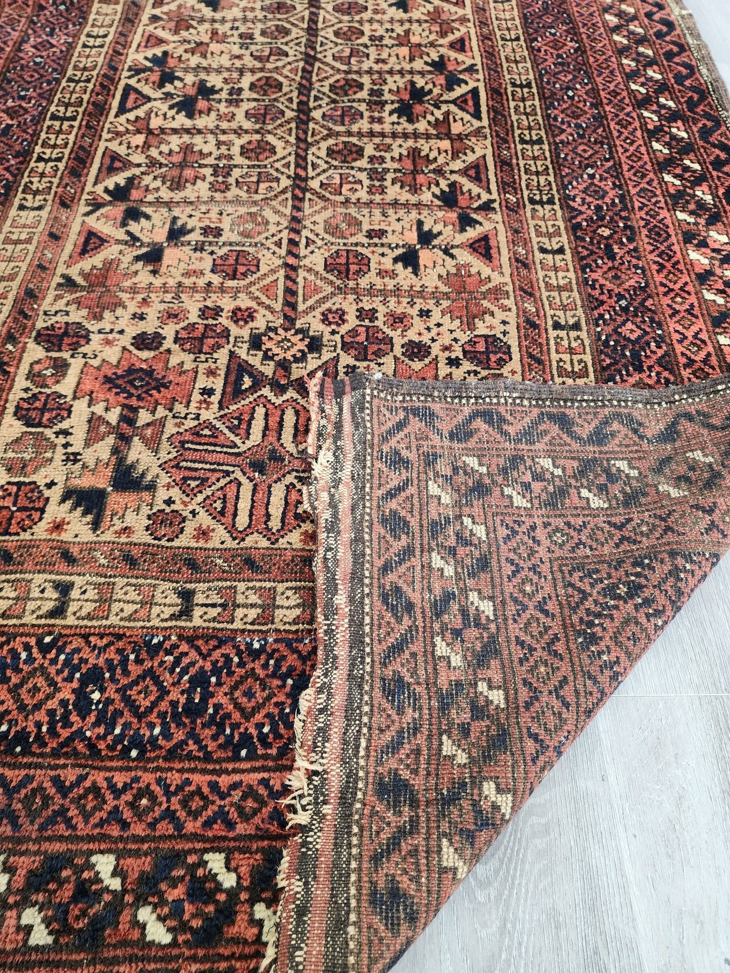 BB072309 Vintage Wool Rug - Vintage MC