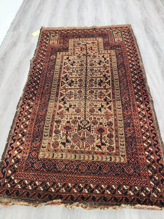 BB072309 Vintage Wool Rug - Vintage MC