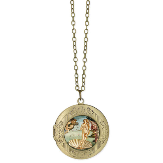 Venus Fine Art Gold Locket Necklace