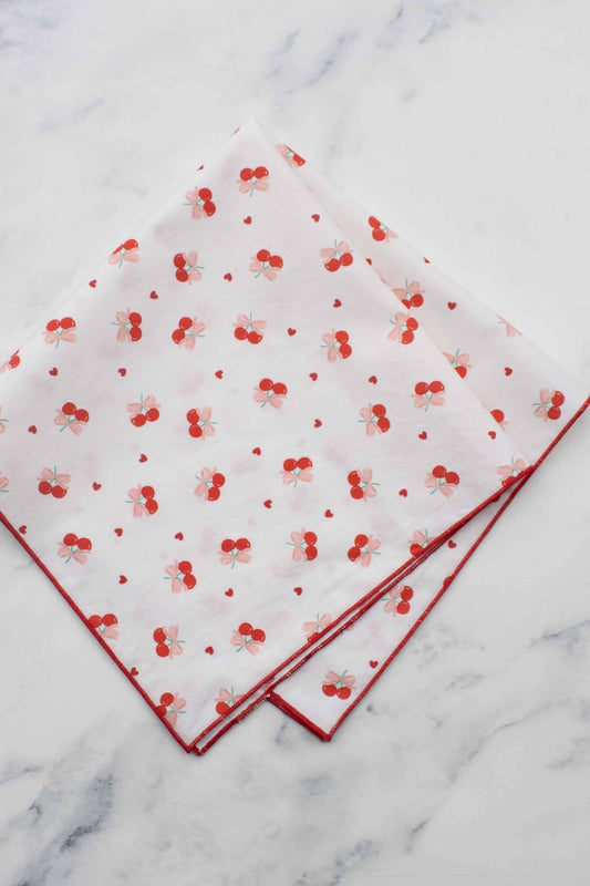 Cherry Blossom Square Scarf - Vintage MC