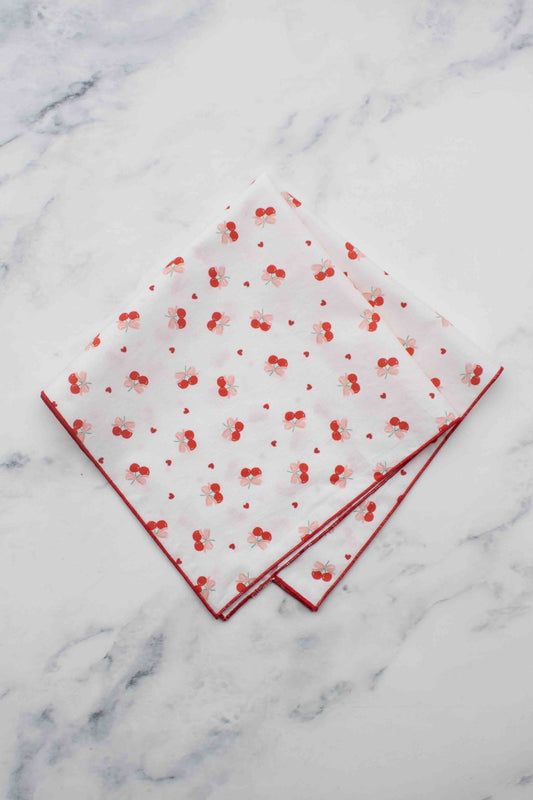 Cherry Blossom Square Scarf - Vintage MC