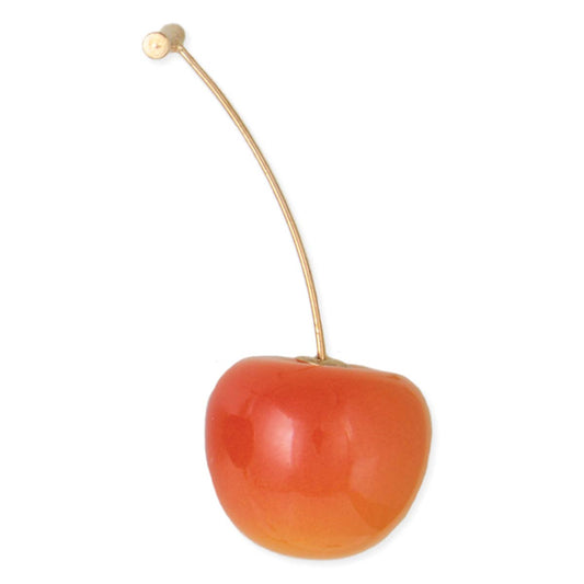 Cherry, Cherry Nice! Light Red Cherry Drop Earrings - Vintage MC