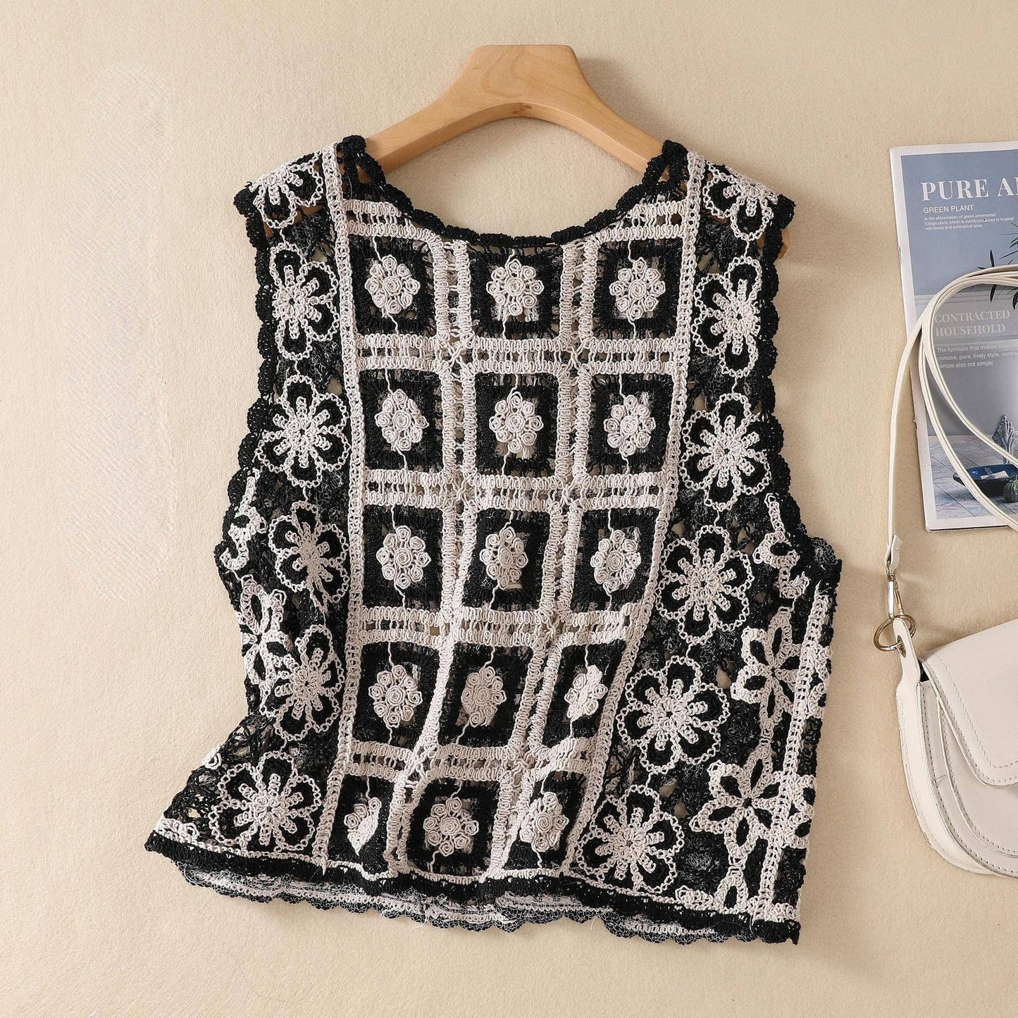 Crochet Vintage Bohemian Vest - Vintage MC