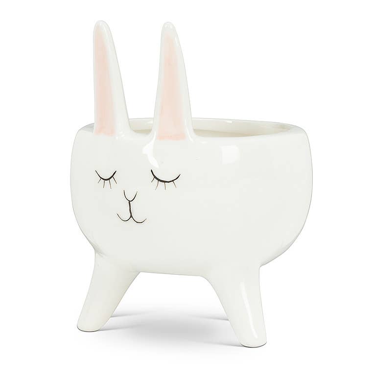 Sm Rabbit Planter-4.5"H