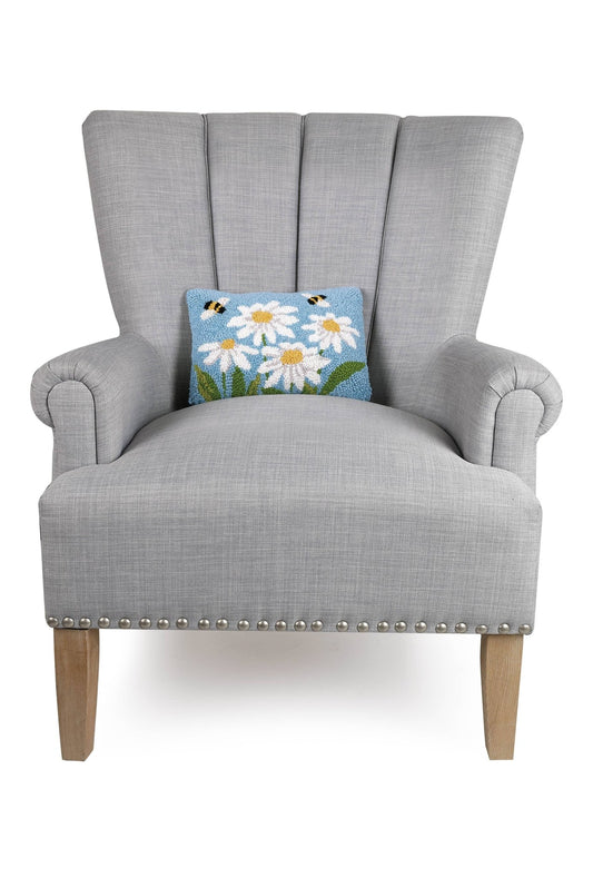 Daisies & Bees Hook Pillow - Vintage MC