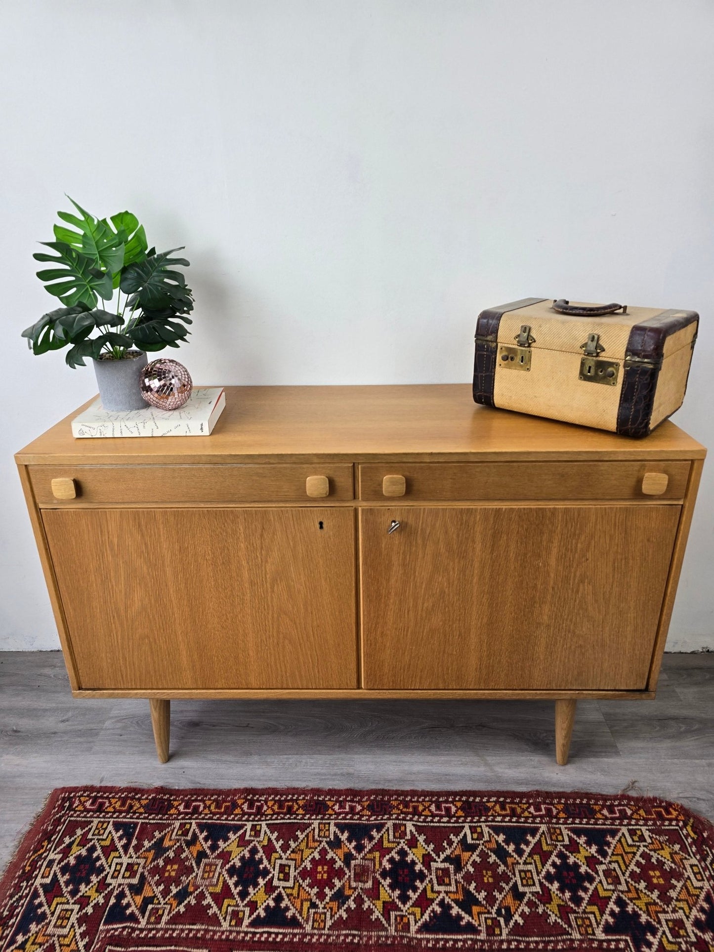 Danish Oak Credenza by Ulferts - Vintage MC