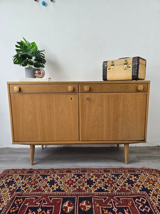 Danish Oak Credenza by Ulferts - Vintage MC