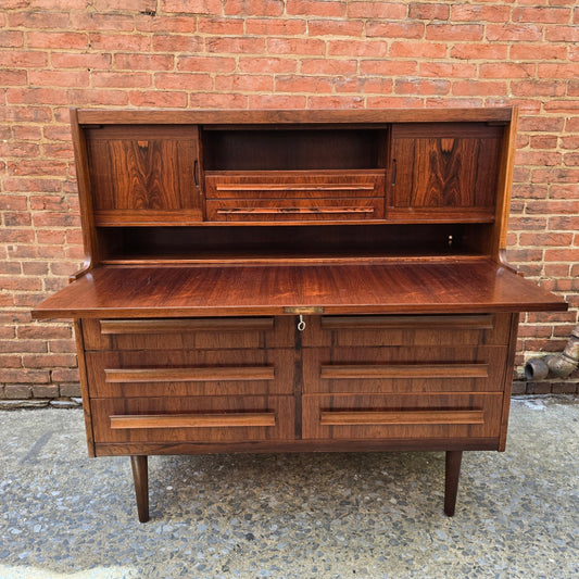 Danish Rosewood Secretary by Sigfred Omann ST0425002 - Vintage MC