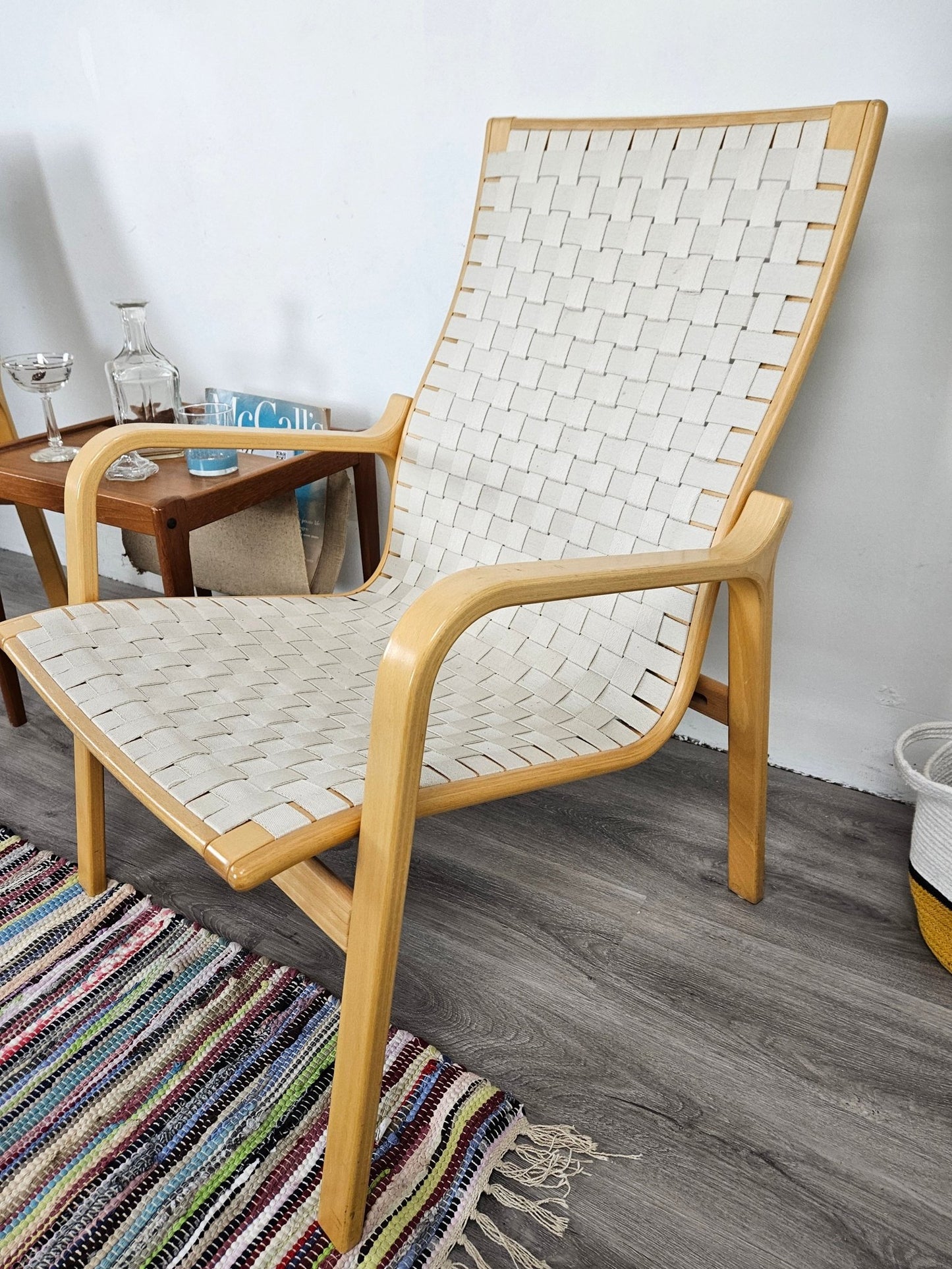 Danish Strap Chairs on Bentwood Frame - Vintage MC