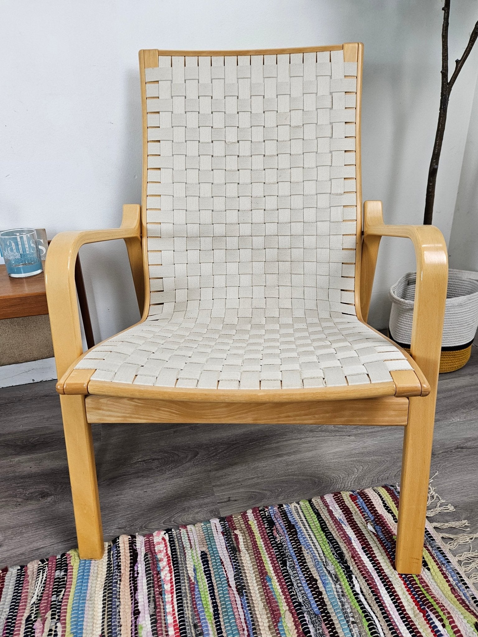 Danish Strap Chairs on Bentwood Frame - Vintage MC